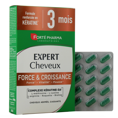 Expert Cheveux Force et Croissance 3 x 30 comprimés