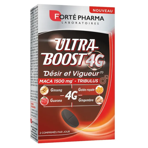 Ultra Boost 4G Désir et Vigueur 30 Comprimés Ultra Boost 4G Désir et Vigueur 30 Comprimés