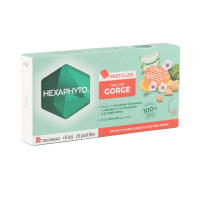 Hexaphyto Mal de gorge 20 pastilles