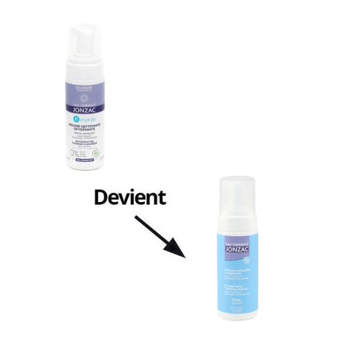 Mousse nettoyante oxygénante Bio 150 ml