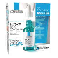 EFFACLAR Sérum Ultra Concentré 30 ml + Gel Nettoyant 50 ml Offert