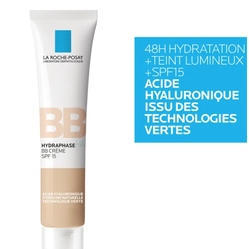 HYDRAPHASE HA COFFRET BB Crème Teinte Claire 40 ml + Eau Micellaire Peaux Sensibles 50 ml Offerte