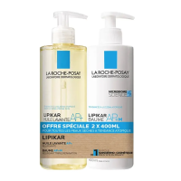 Lipikar Huile Lavante AP+ et Baume Relipidant AP+M 2 x 400 ml