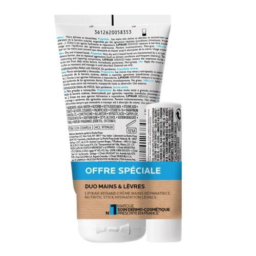 Lipikar Xerand Duo Mains & Lévres Nutritic 50 ml + 4,7 ml