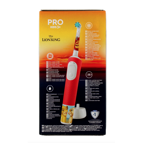 Kids Roi Lion Brosse à Dents Électrique 3 ans et +
