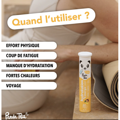 Hydratation & énergie Citron-Passion 20 pastilles effervescentes
