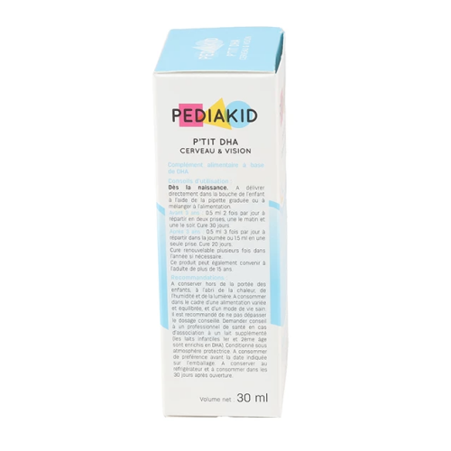 P'tit DHA Cerveau et Vision gouttes 30 ml