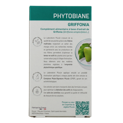 PHYTOBIANE Griffonia Équilibre Nerveux 30 Comprimés à Sucer