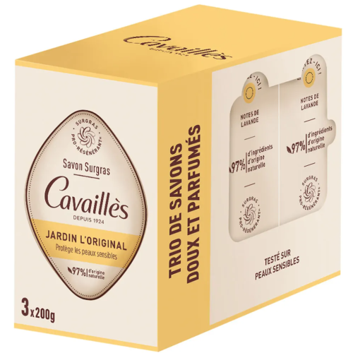 Surgras Pro-Régénérant Savon Jardin L'Original 3 x 200 g