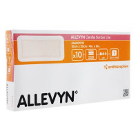 Allevyn Gentle Border Lite Rectangle pansement adhésif siliconé
