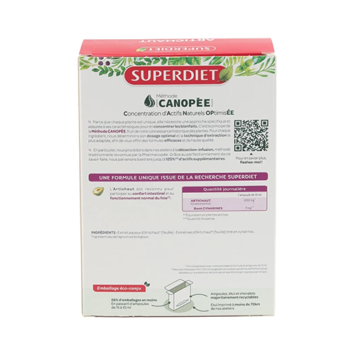Artichaut bio 20 ampoules