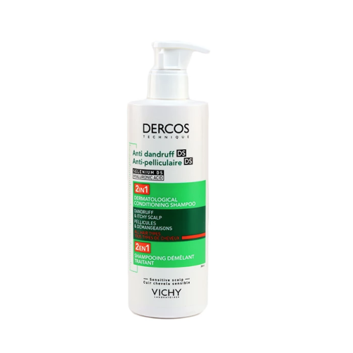 Dercos Anti Pelliculaire 2 en 1 Shampooing Démêlant Traitant 200 ml