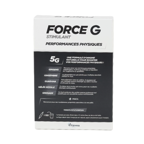 Force G Performances physique 20 ampoules