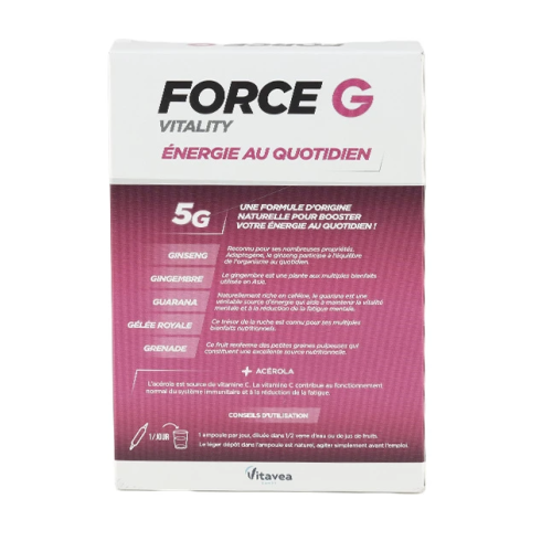 Force G Vitality 20 ampoules