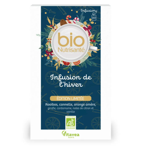 Infusion bio de L'hiver 20 sachets