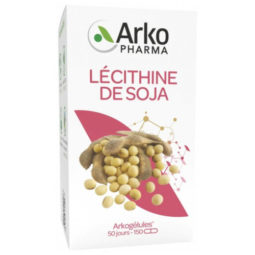 Arkopharma Arkogélules Lécithine Soja Bio 15 Gélules
