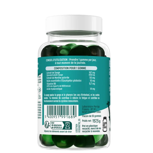 Respiration & Immunité Goût Eucalyptus 50 gummies