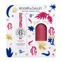 Gingembre Rouge Coffret Eau Parfumée Bienfaisante 100 ml + Bougie Parfumée 75 g Offerte