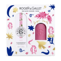 Rose Coffret Eau Parfumée Bienfaisante 100 ml + Bougie Parfumée 75 g Offerte