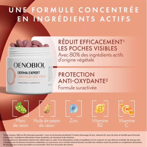 DERMA EXPERT Complément Alimentaire Contour Des Yeux 60 Comprimés
