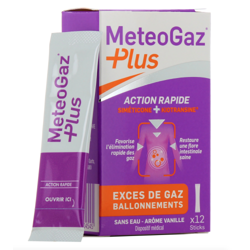 MeteoGaz Plus Anti-Ballonnements 12 sticks