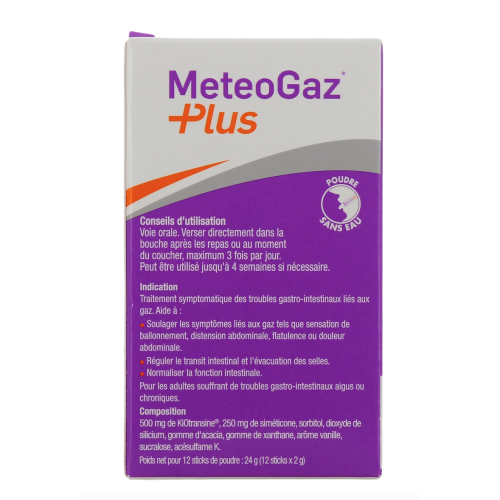 MeteoGaz Plus Anti-Ballonnements 12 sticks