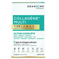 Collagène Multi Type I-II-III-V-X 60 comprimés