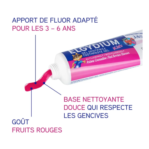 Kids dentifrice enfant à la grenadine 50 ml