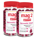Mag 2 Magnesium + Vitamine B6 Framboise 2 x 45 gummies