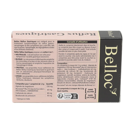 Reflux Gastriques 20 comprimés