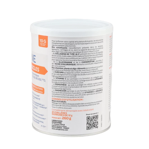 Collagène Articulations et Muscles poudre 260 g