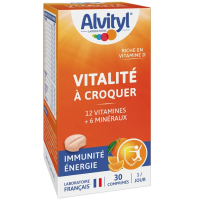 Vitalité A Croquer Goût Orange 30 comprimés