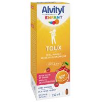 Enfant Sirop Toux Sèche et Grasses Goût Fruits Rouges 150 ml