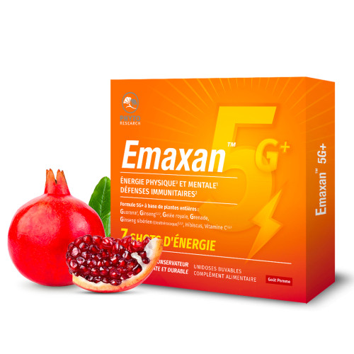 Emaxam 5G+ Energie Physique & Mentale, Défenses Immunitaires 7 unidoses