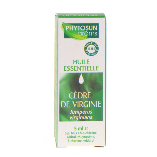 PHYTOSUN AROMS Cèdre de Virginie - Huile Essentielle-3129 PHYTOSUN AROMS Cèdre de Virginie - Huile Essentielle-3129