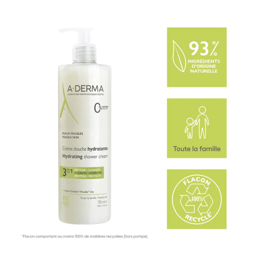 Crème Douche Hydratante 750 ml
