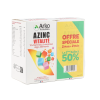 Azinc Vitalité gélules multivitamines 2 x 120 gélules