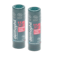 Stick Réparation lèvres abîmées Bio 2 x 4 g