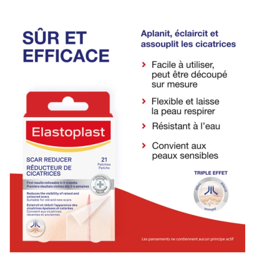 Réducteur de cicatrices 21 pansements