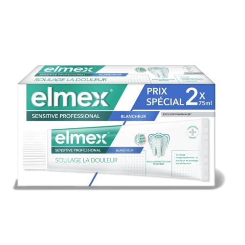 Sensitive Professional Dentifrice Blancheur 2 x 75 ml