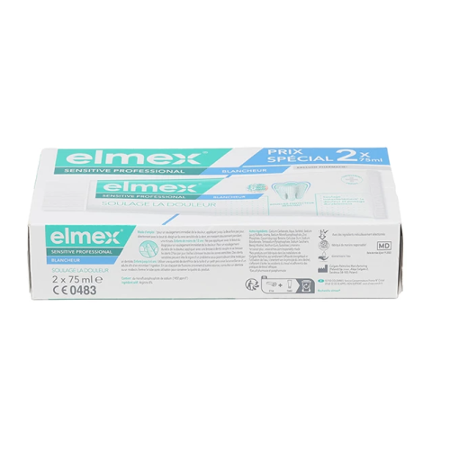 Sensitive Professional Dentifrice Blancheur 2 x 75 ml