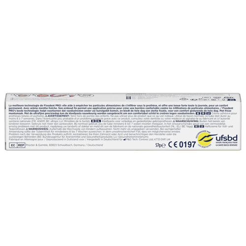 Pro Ultimate Créme Adhésive pour Prothèses Totales & Partielles Fraîcheur 57 g