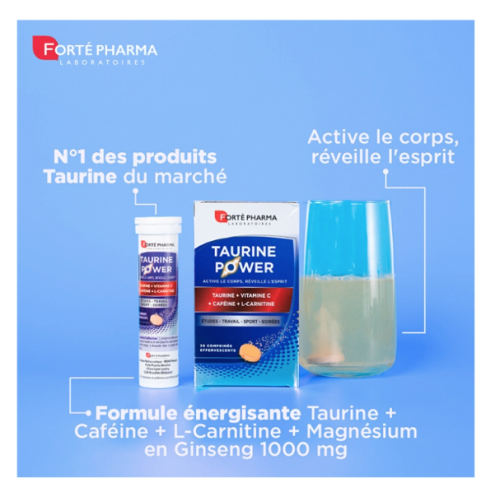 Taurine Power 30 Comprimés Effervescents