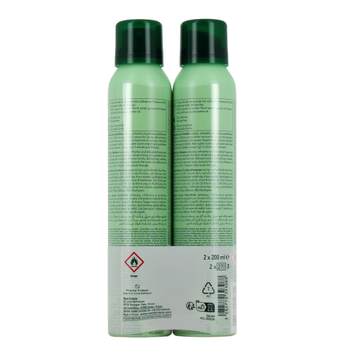 Naturia Shampooing Sec Invisible 2 x 200 ml