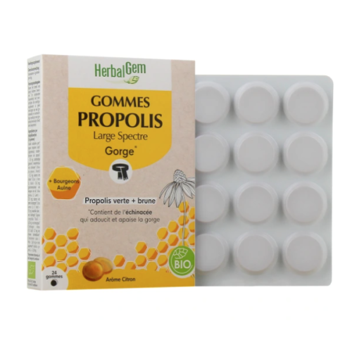 Propolis Large spectre Bio 24 gommes