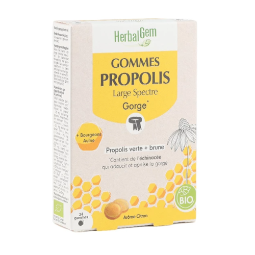 Propolis Large spectre Bio 24 gommes