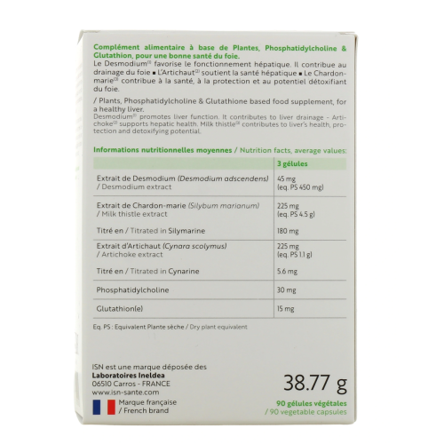 Hepatobil 90 gélules végétales