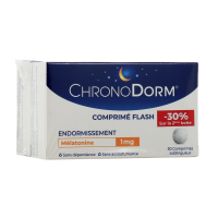 Mélatonine comprimés flash sublinguaux 2 x 30 comprimés