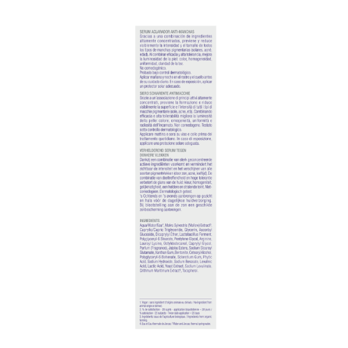 PIGMENT CONTROL Sérum Éclaircissant Anti-Taches Bio 30 ml