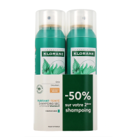 Shampooing Sec à l'Ortie Cheveux Châtains à Bruns 2 x 150 ml